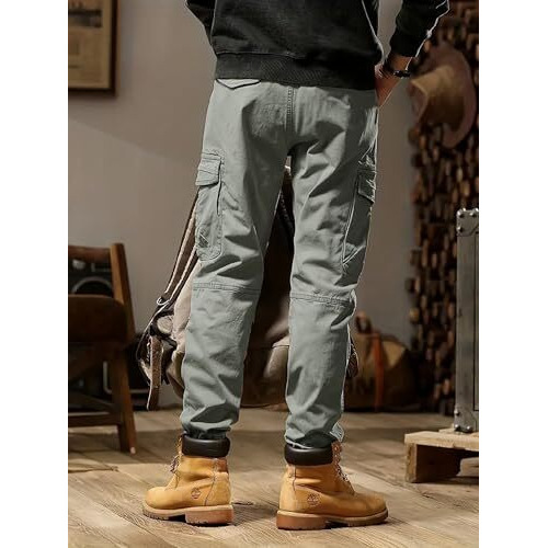 Lymio Cargo Pants For Men|| Cotton Casual Cargo Pants For Men (Cargo-75-Grey-4Xl)