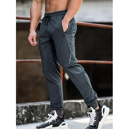 Lymio Track Pant For Men || Regular Fit || Track Pants || Full Elastic Jogger Track Pant (Tp-60-Grey-L)