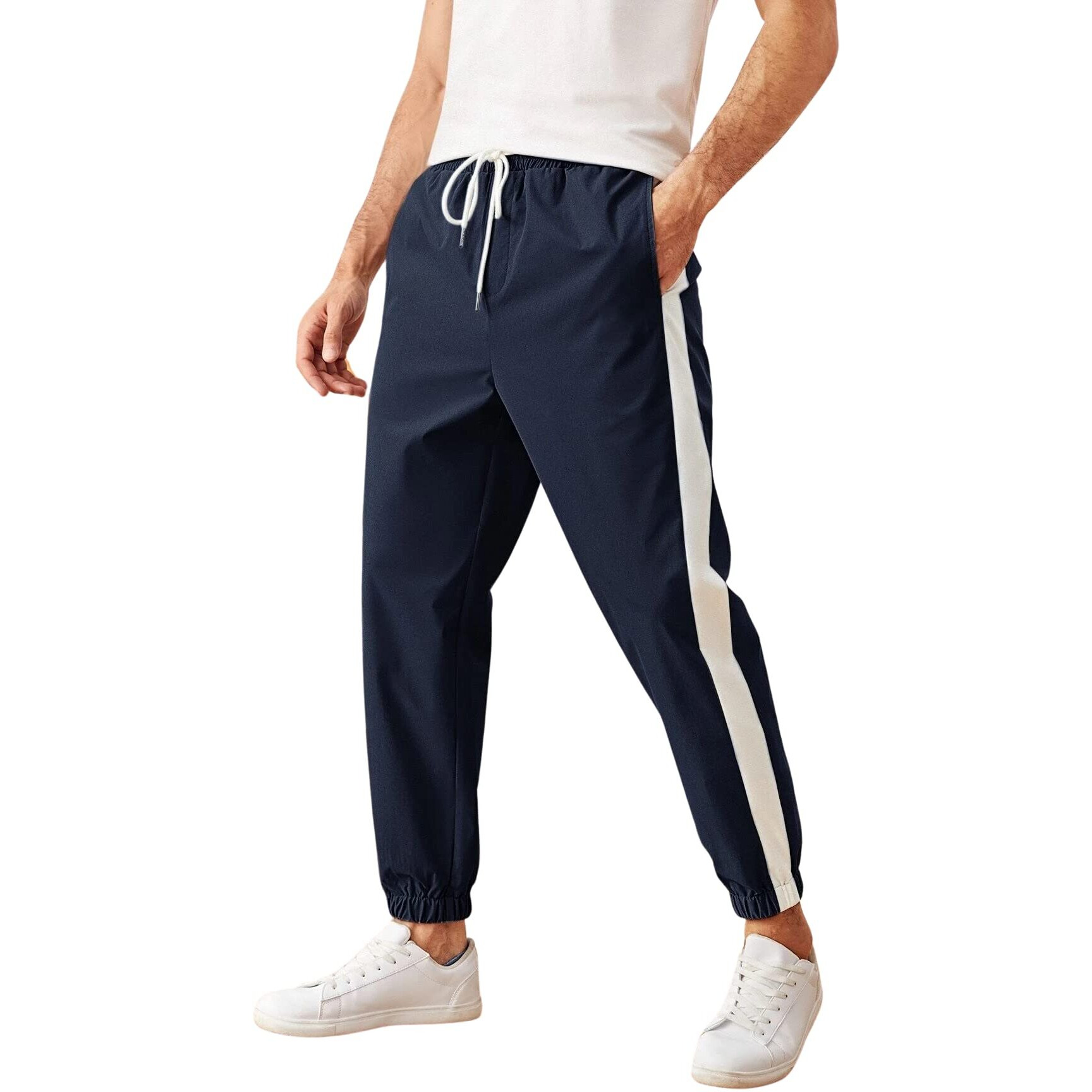 Lymio Track Pant For Men || Regular Fit || Track Pants || Full Elastic Jogger Track Pant (Tp-01-Blue-M)