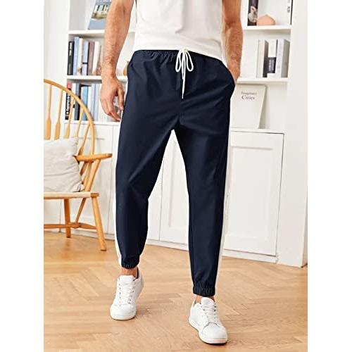 Lymio Track Pant For Men || Regular Fit || Track Pants || Full Elastic Jogger Track Pant (Tp-01-Blue-M)