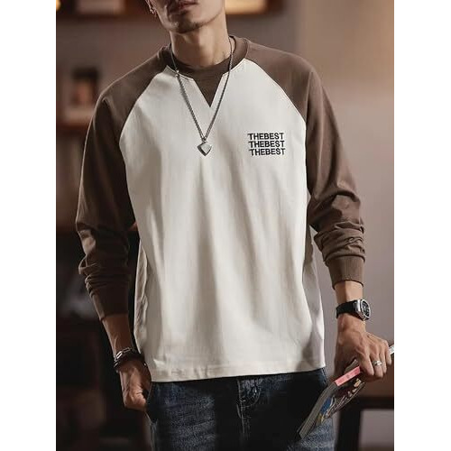 Lymio Men T-Shirt || Cotton Casual T Shirt For Men (T-52-L) Beige