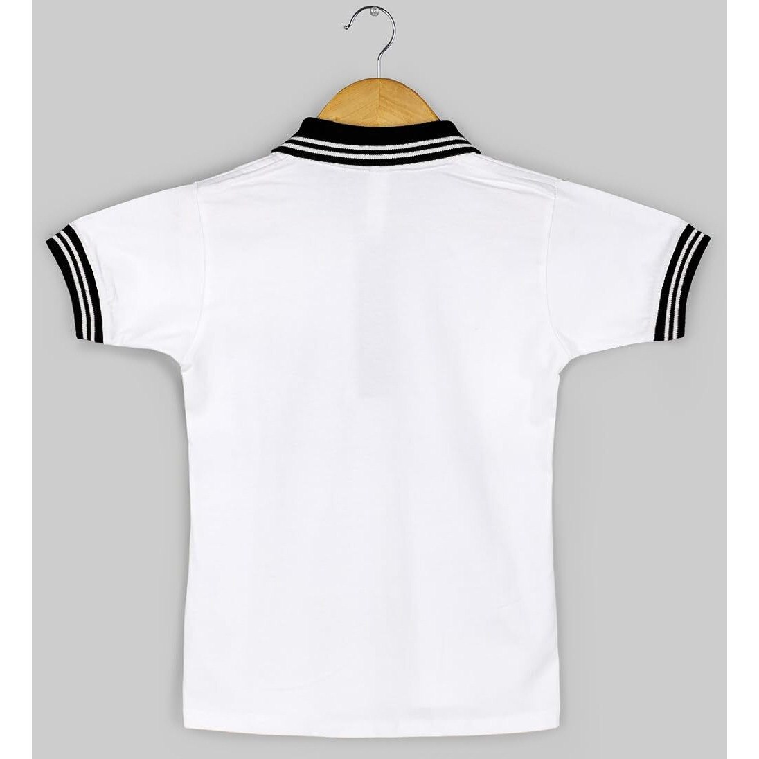 Naughty Ninos Boy's Letter Print Regular Fit T-Shirt (Nn01021Tee_White