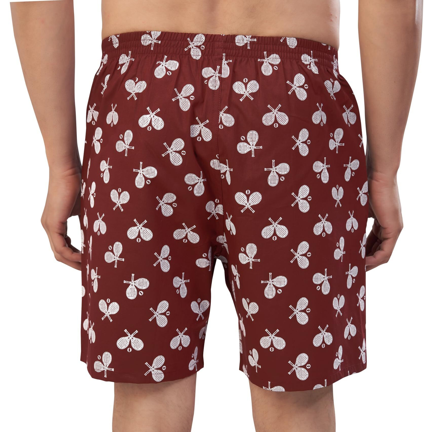 Nermosa Men's 100% Cotton Boxer Shorts  Soft, Breathable, All-Day Comfort (Pack Of 3) (In, Alpha, M, Regular, Multicolor11)