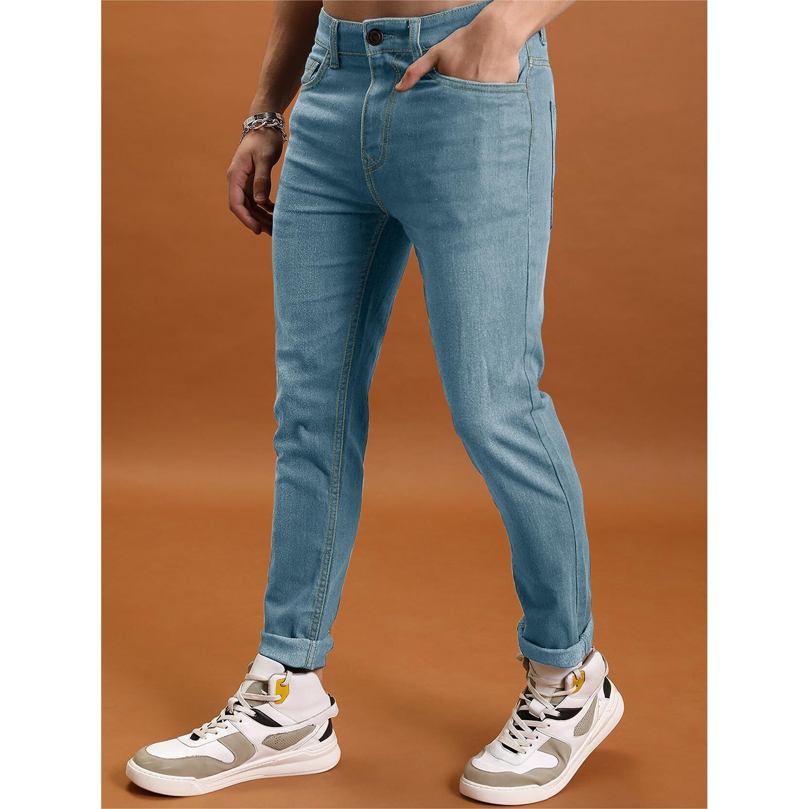 Nobel Monk Men's Regular Fit Denim Jeans |Men Jeans Pants