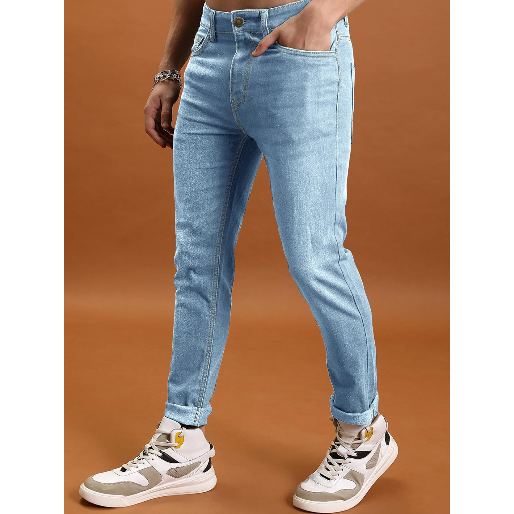 Nobel Monk Men's Regular Fit Denim Jeans |Men Jeans Pants