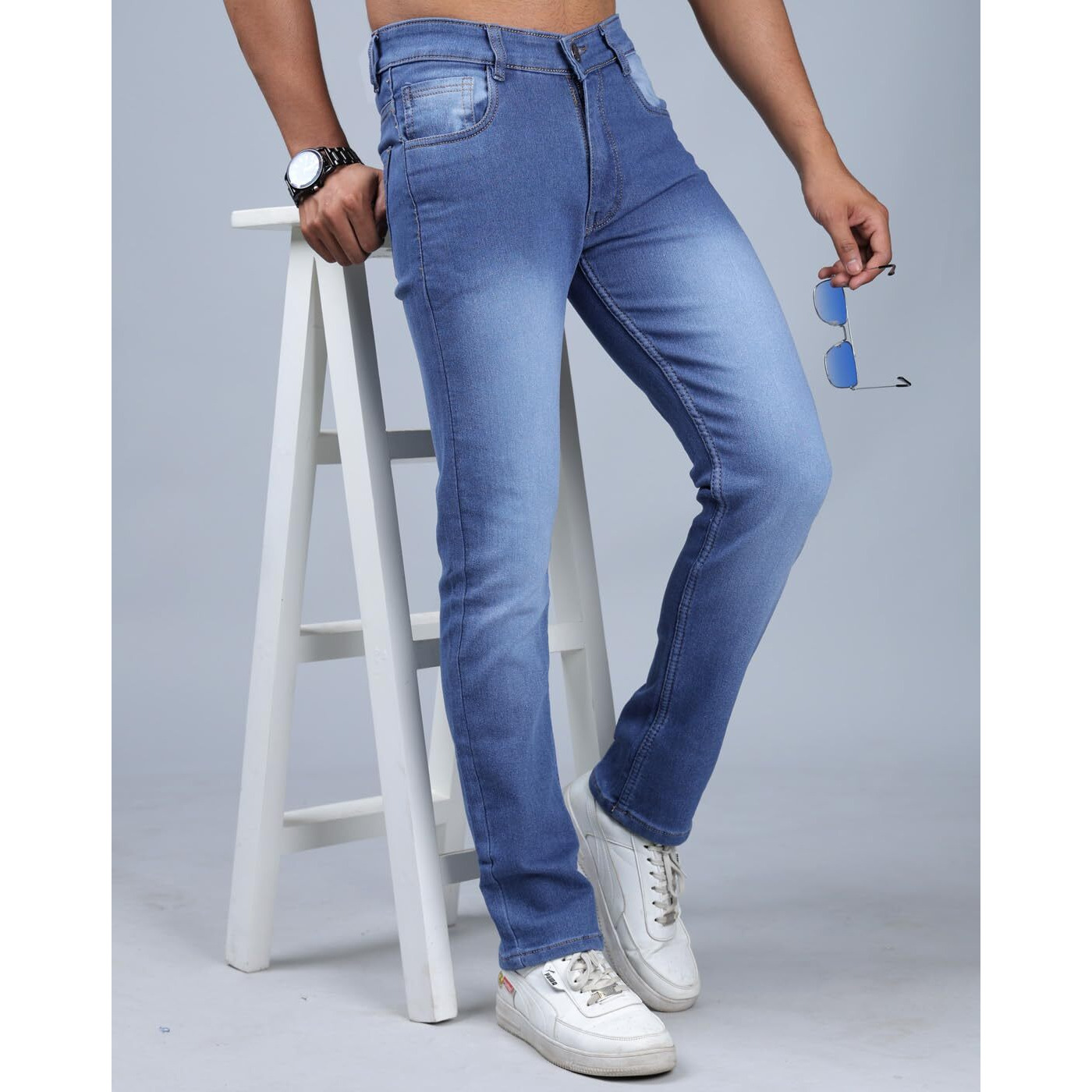 Nobel Monk Men's Regular Fit Denim Jeans |Men Jeans Pants