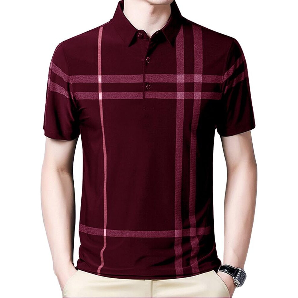 Nobel Monk Men's Regular Fit Polo T Shirt |Half Sleeves |Collar Tshirts |Casual T-Shirt For Men