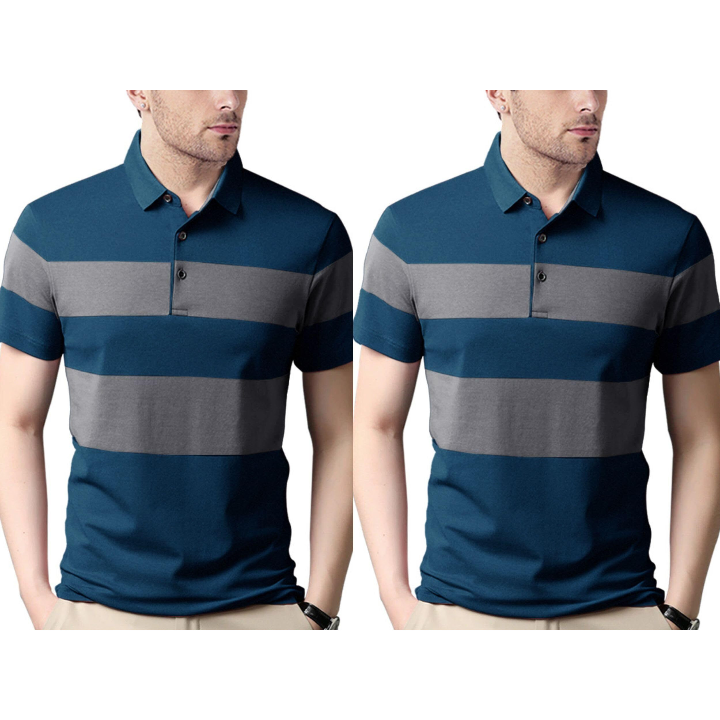 Nobel Monk Men's Regular Fit Polo T Shirt |Half Sleeves |Collar Tshirts |Casual T-Shirt For Men