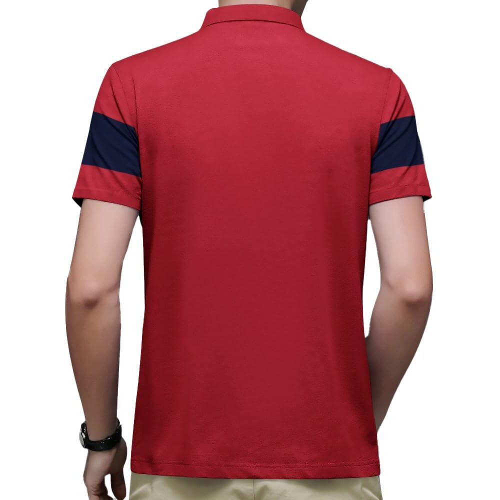 Nobel Monk Men's Regular Fit Polo T Shirt |Half Sleeves |Collar Tshirts |Casual T-Shirt For Men