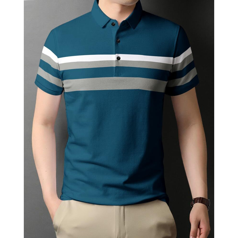 Men's Regular Fit Polo T Shirt (Combo Pack Of 2) |Half Sleeves |Collar Tshirts |Nobel Monk T Shirt | Casual Tshirt