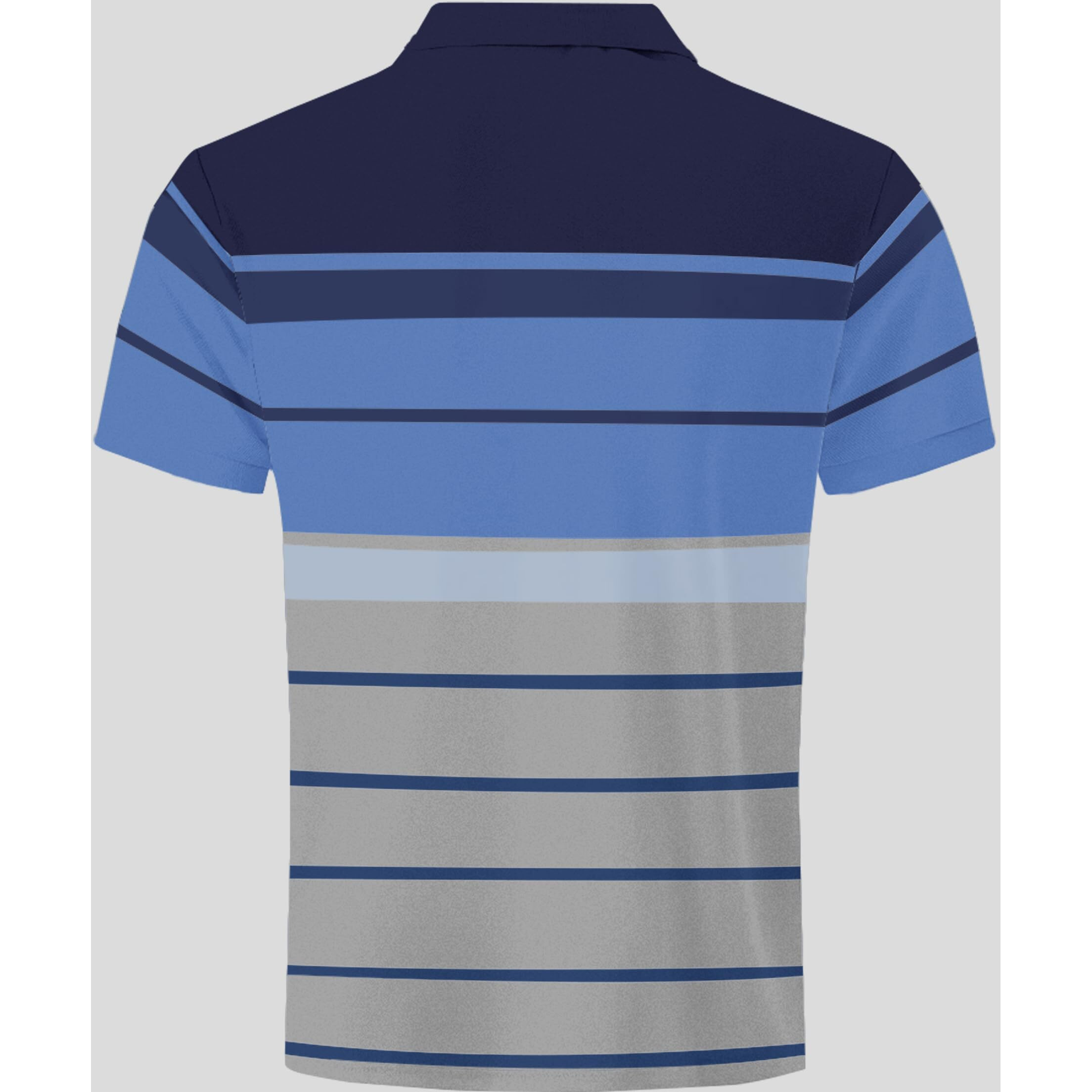 Men's Regular Fit Polo T Shirt |Half Sleeves |Collar Tshirts |Nobel Monk T Shirt | Casual Tshirt Blue