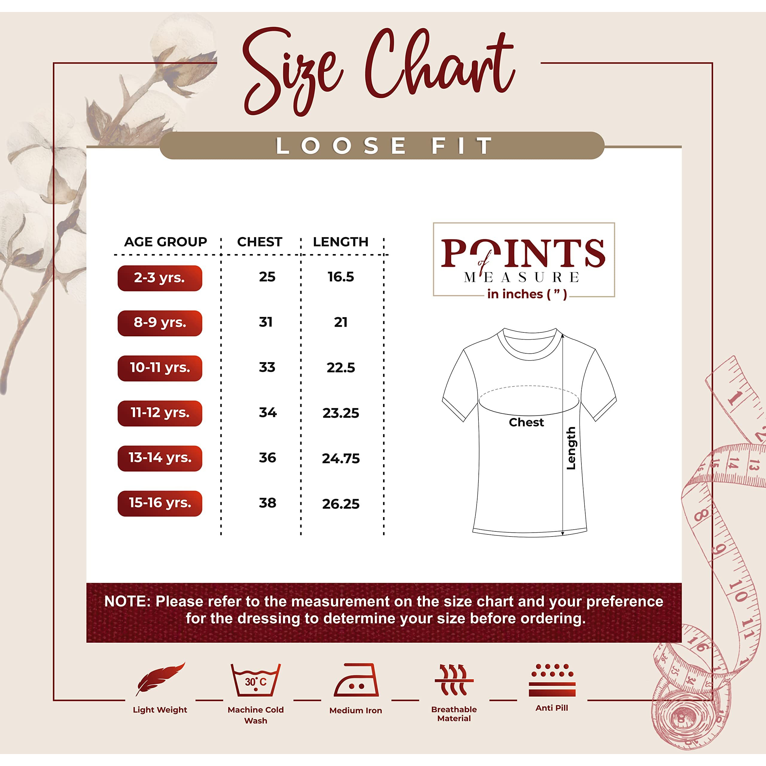 Eyebogler Boy's Trendy Round Neck Half Sleeves Loose Fit Solid T-Shirt Black White