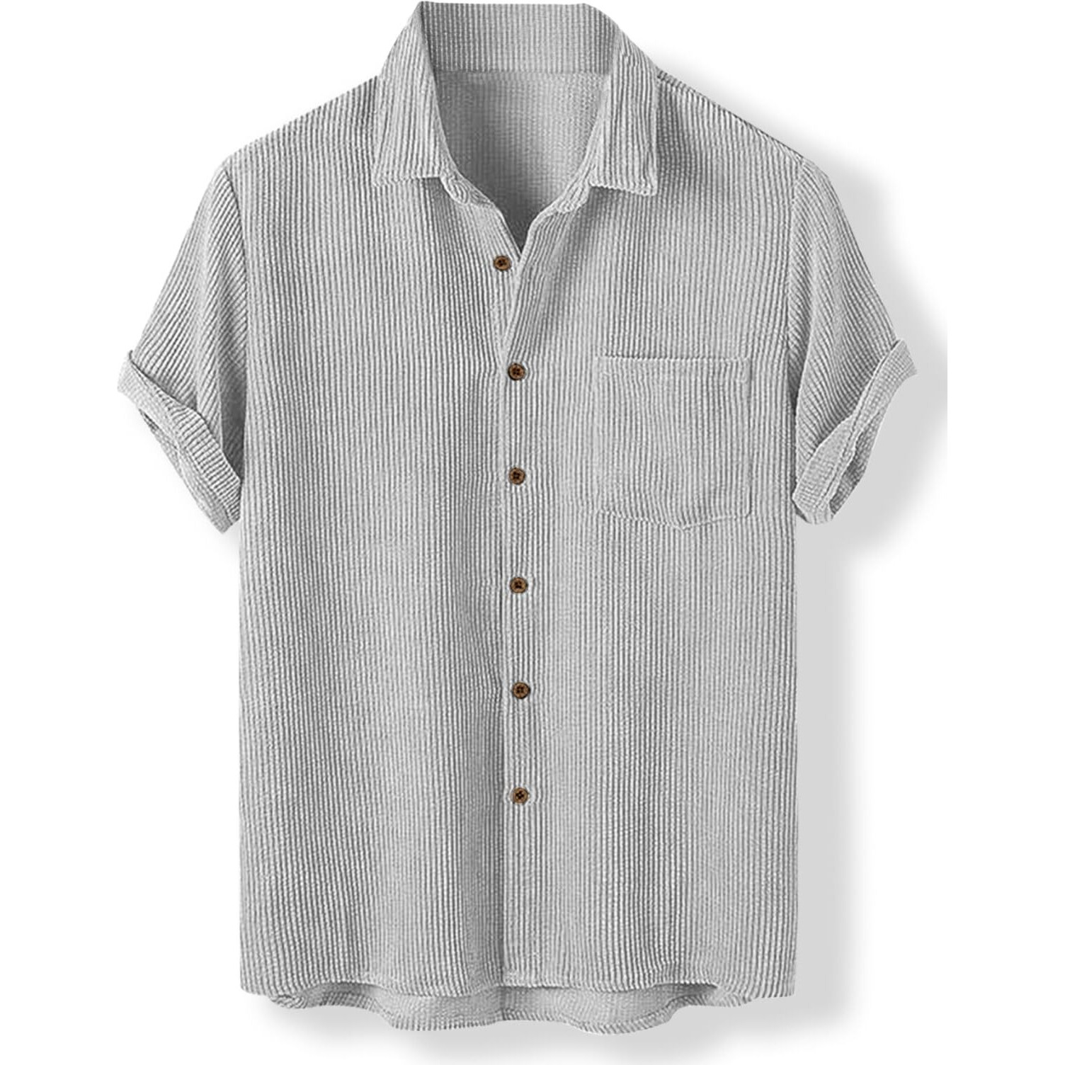 Nobel Monk Men's Solid Casual Shirt |Half Sleeve | Regular Fit |Stylish Shirt For Men
