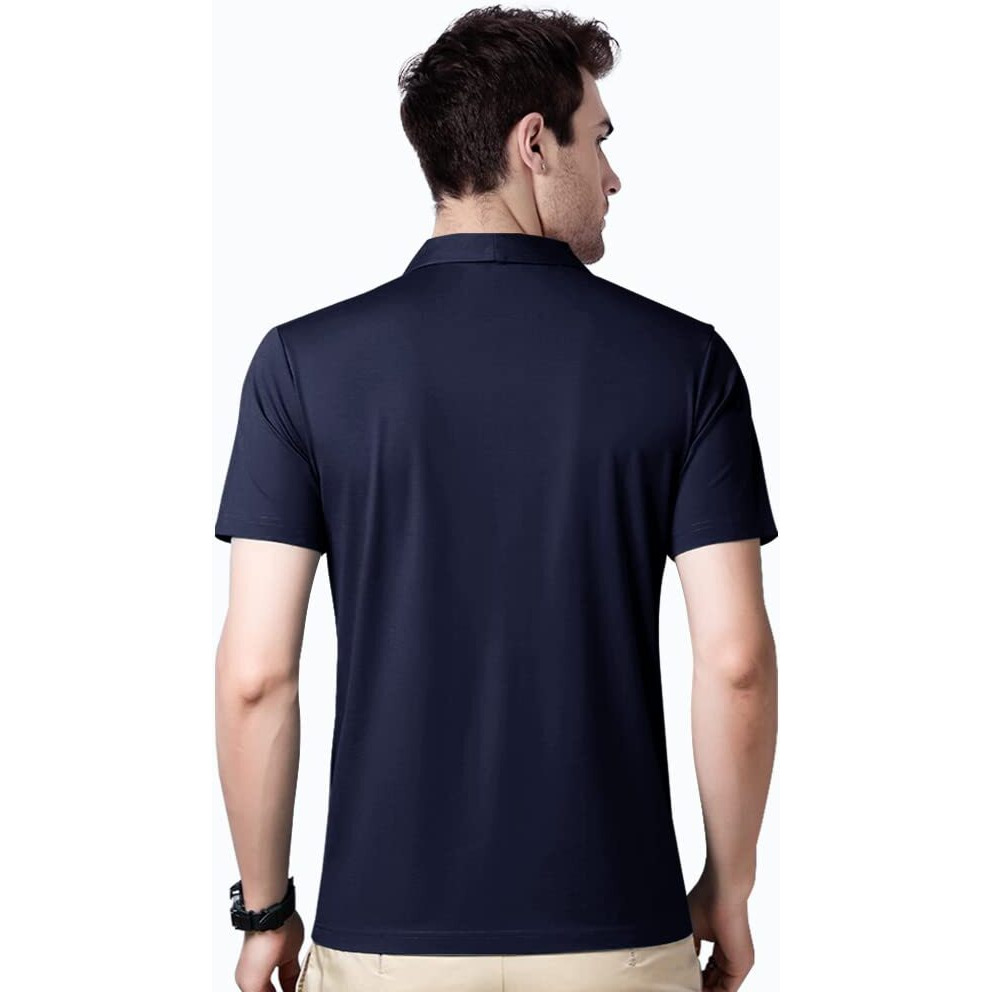 Eyebogler Noble Monk Men's Regular Fit T-Shirt (T496_Navy Blue M)
