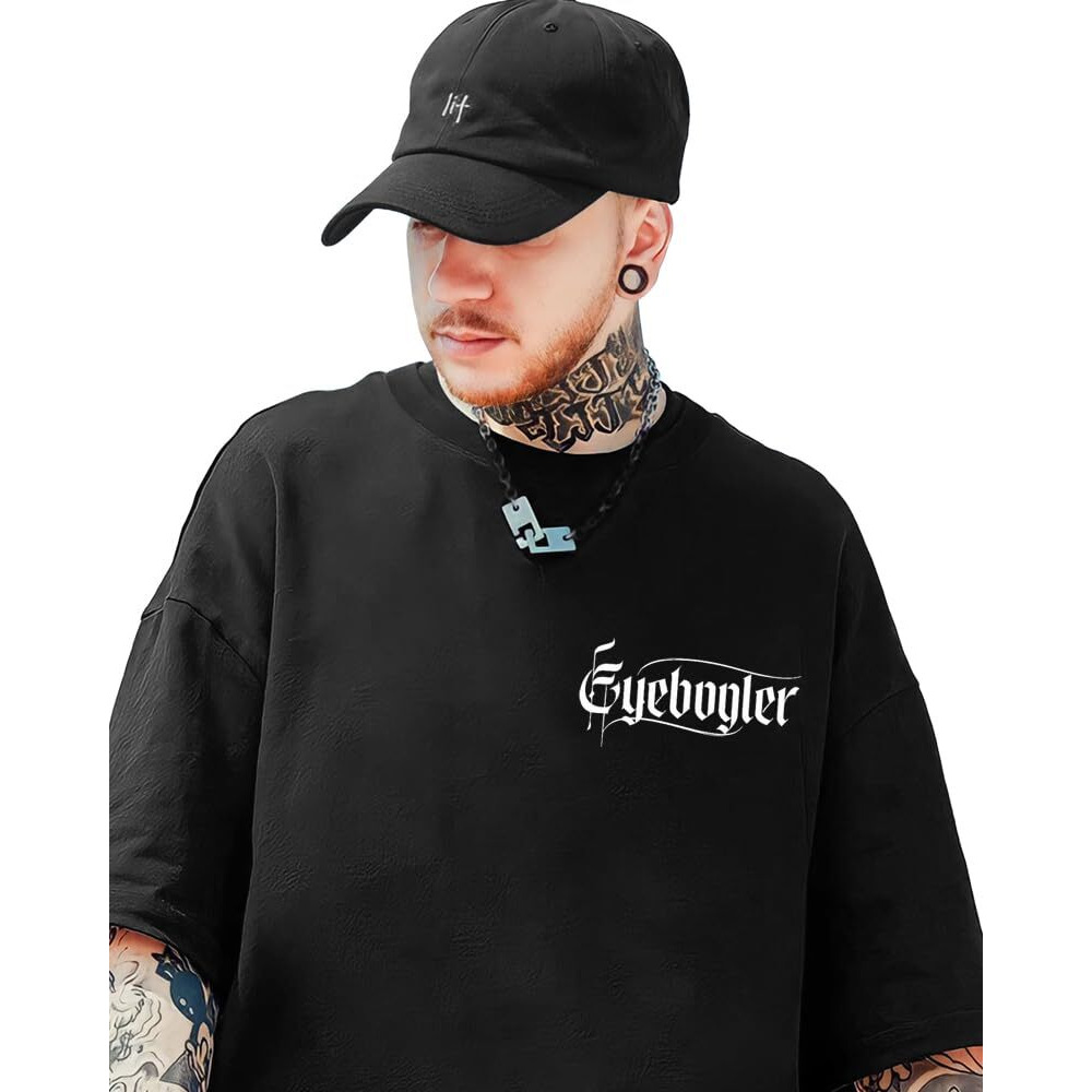 Noble Monk Loose Fit Back Printed Round Neck T-Shirt For Men