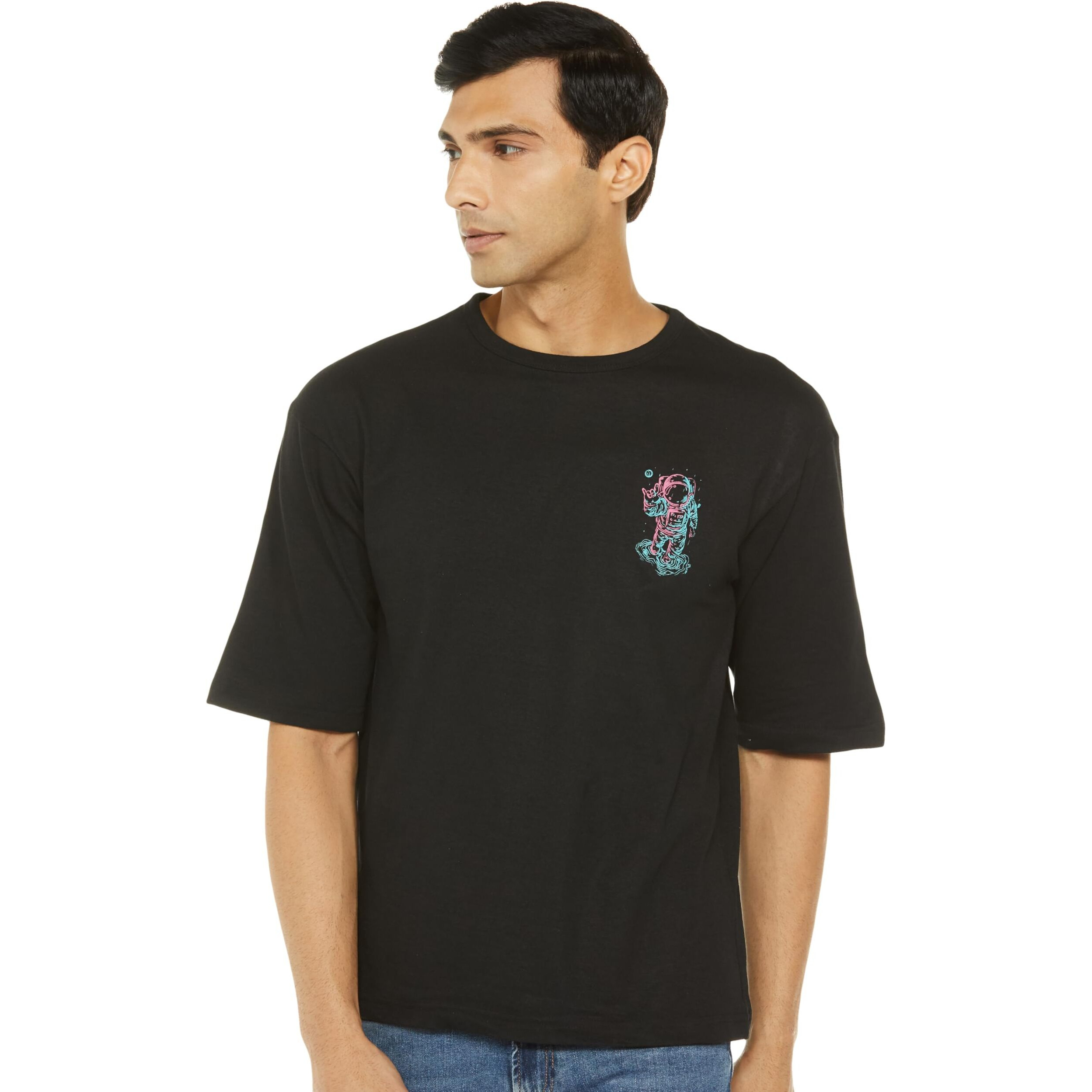 Noble Monk Loose Fit Round Neck T-Shirt For Men