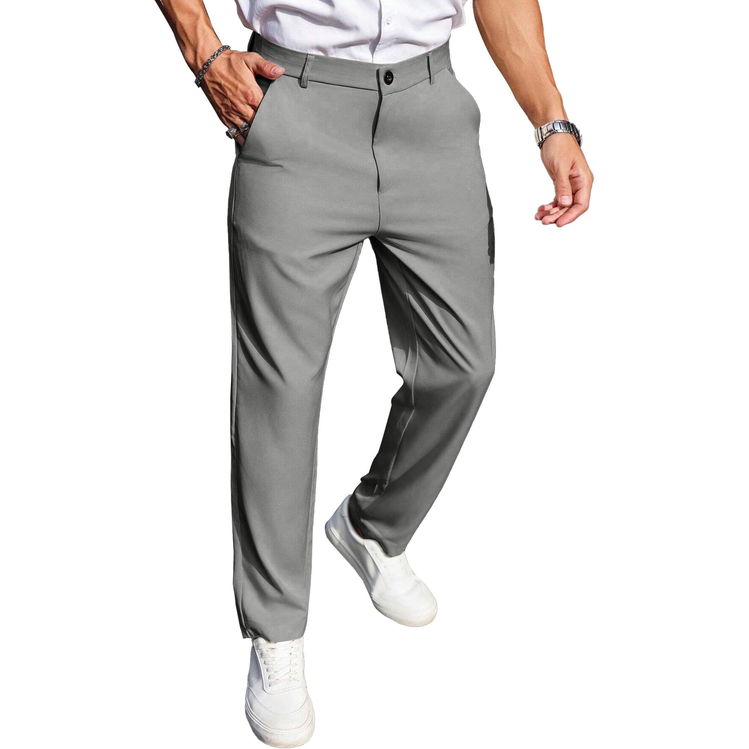 Noble Monk Formal Pants For Men | Stylish Regular Fit Men's Wear Trousers For Office Or Party | Solid Formal Regular Fit Trouser For Men's