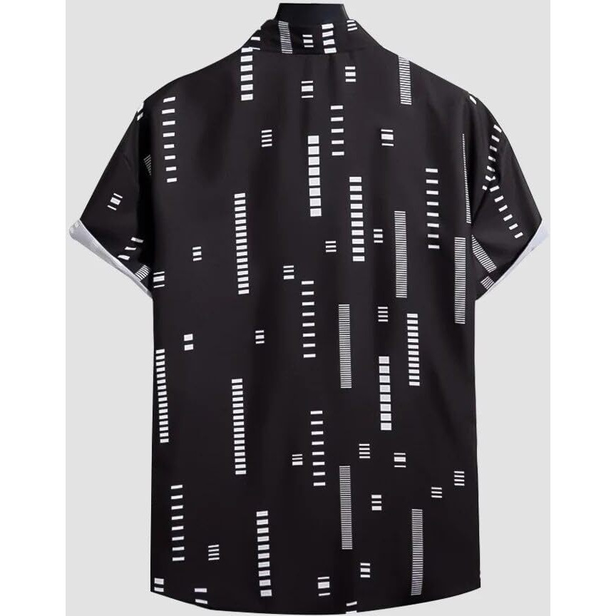 Flosive Casual Shirt For Men (S, Black)