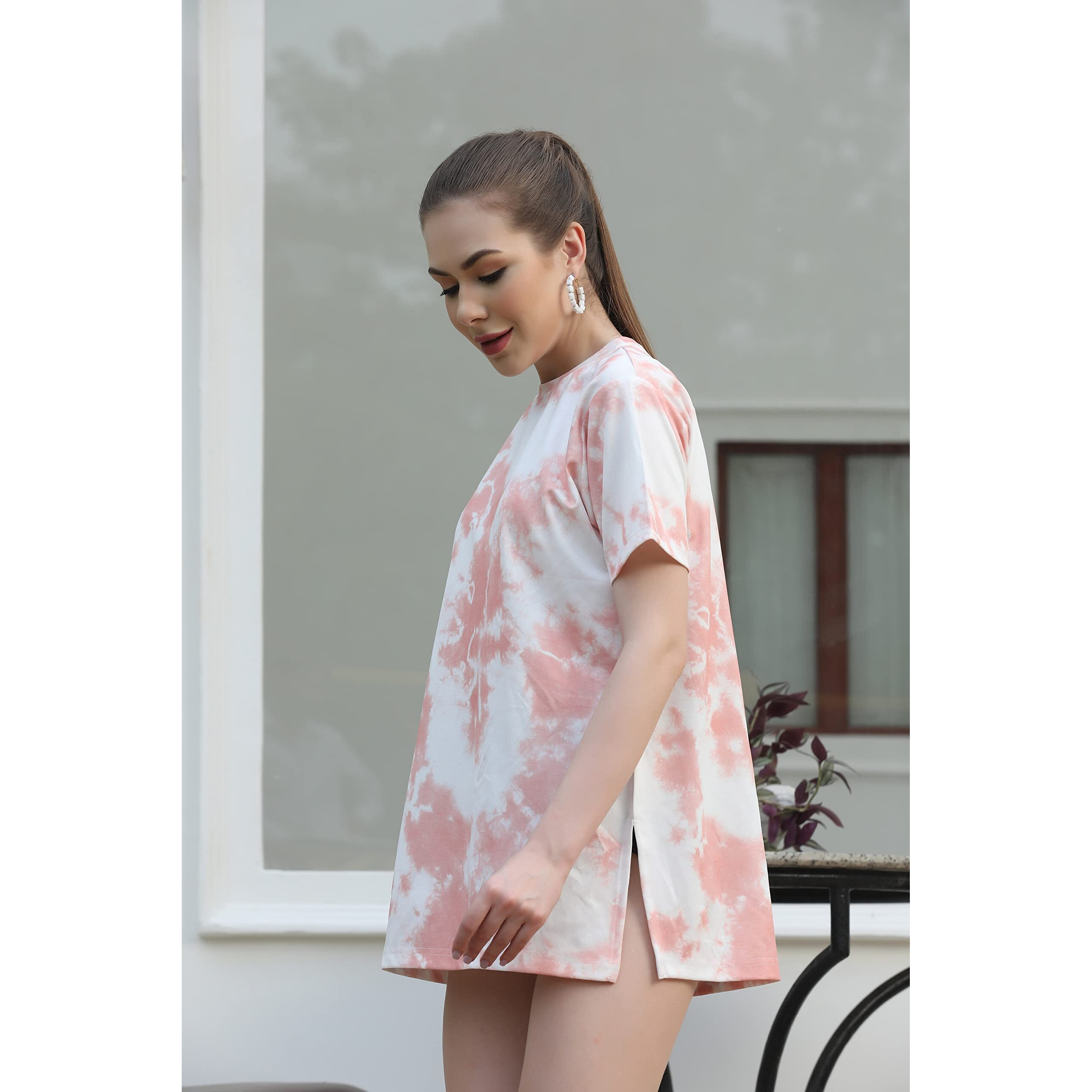 Greciilooks Womens Casual Cotton Blend Regular Fit Top (Orange, Medium)