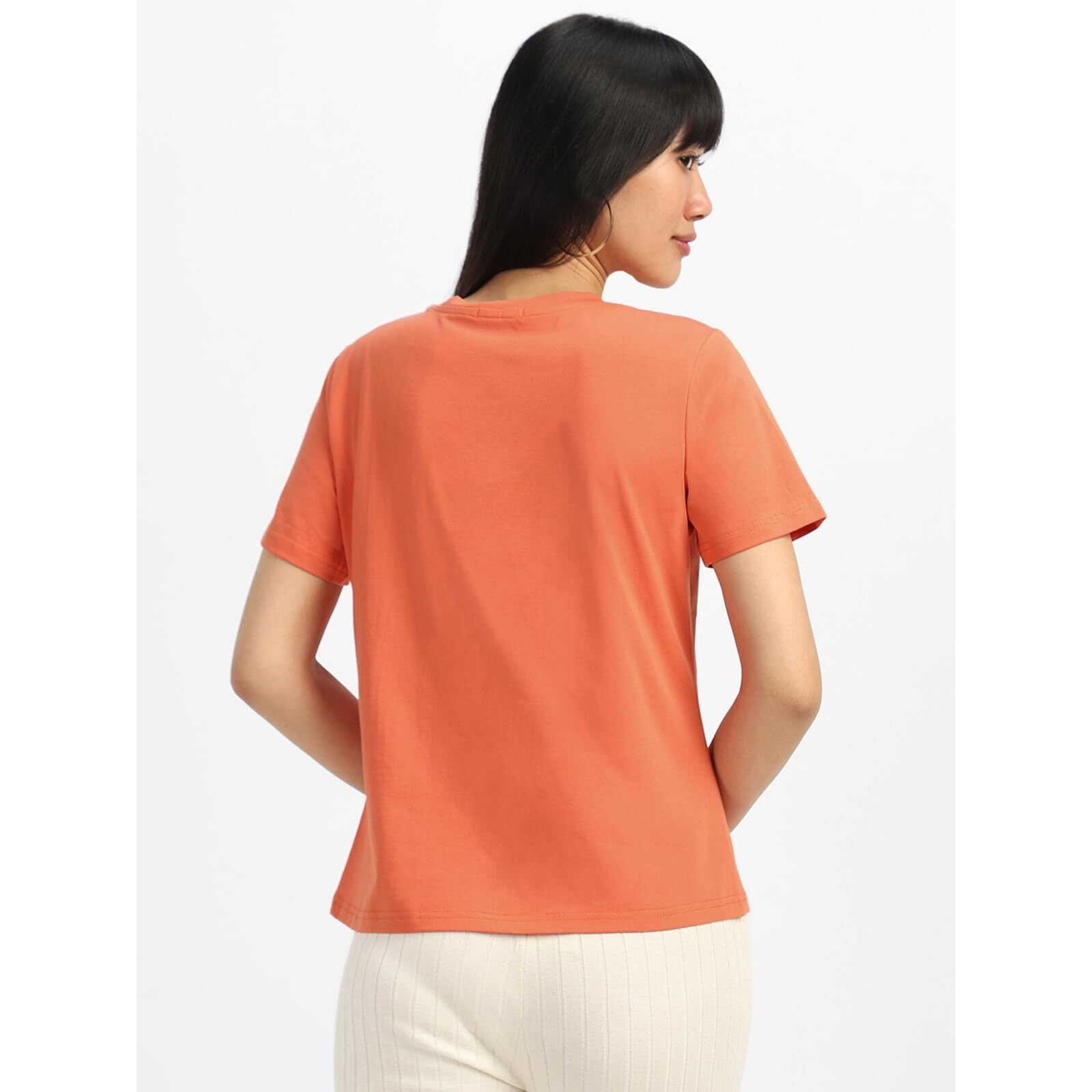 Juneberry Cotton Lycra Regular Fit Round Neck Half Sleeves T-Shirt For Women & Girls (Vdjwtw051009_Xxl)