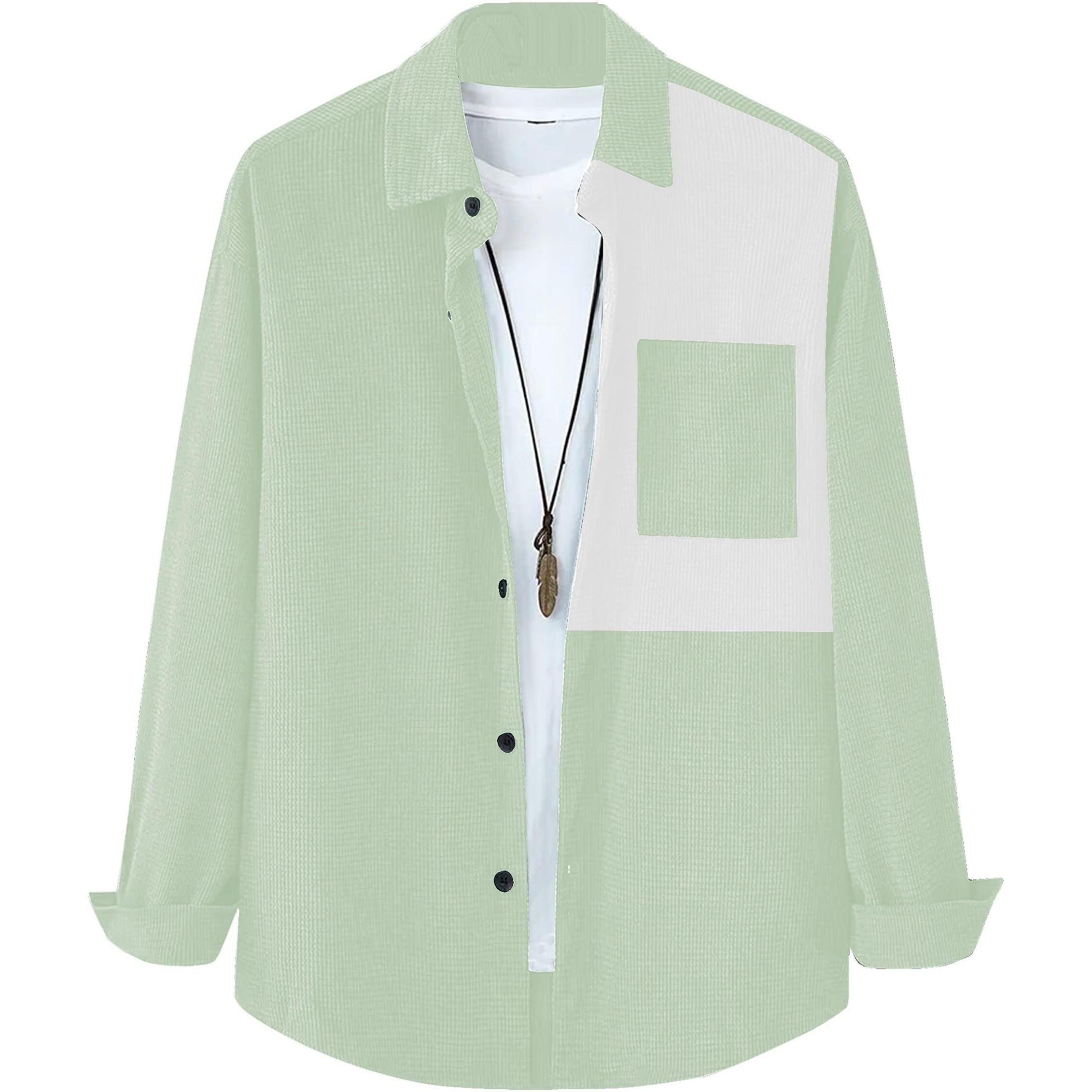 I Enterprise Men's & Boy's Shirts  Stylish Formal, Casual Fabric, Slim Fit & Regular Fit || Trendy Colors & Designs (Ds1_Sr101-L) Green