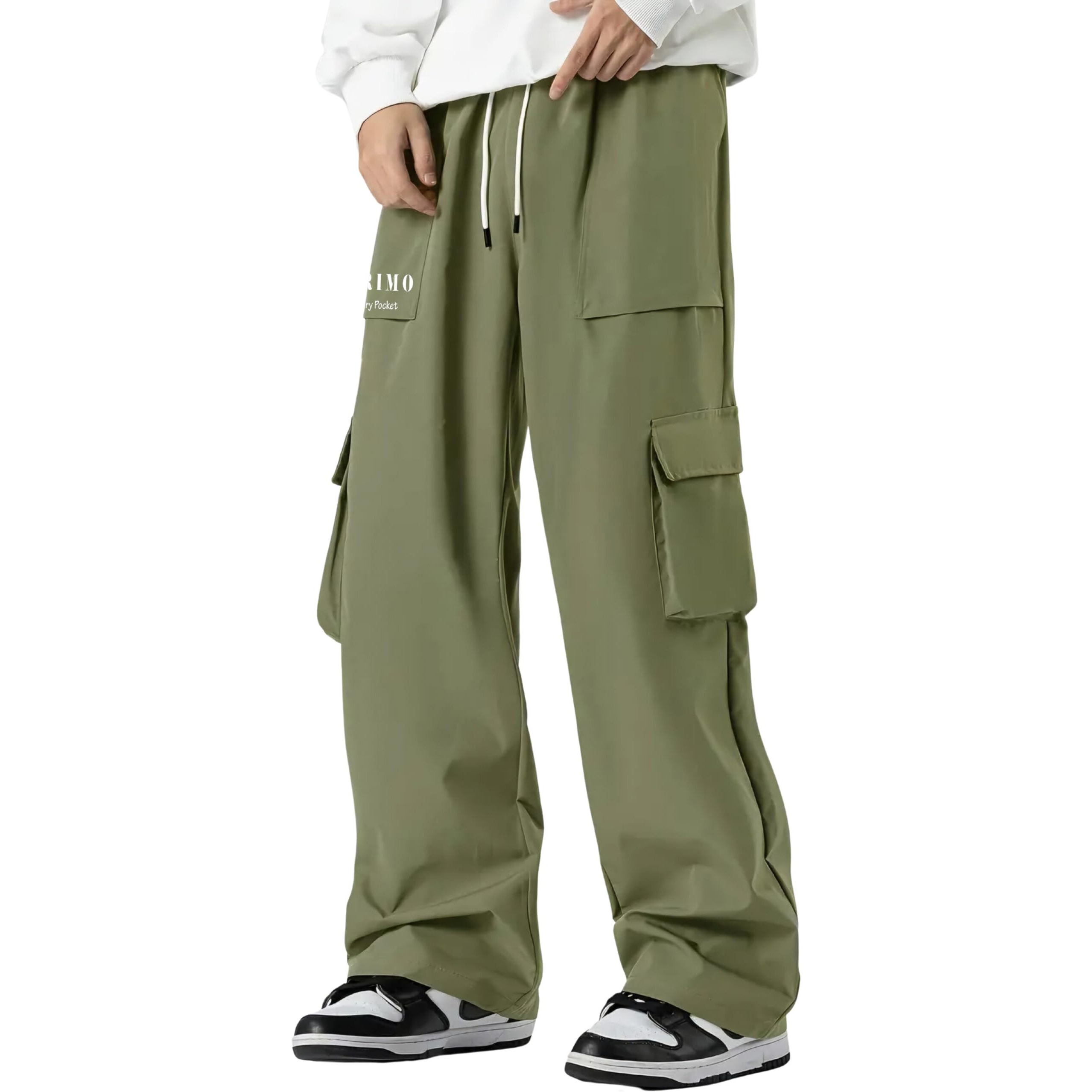 Indoprimo Men Cargo || Men Cargo Pants || Men Cargo Pants Cotton || Cargos For Men || Men Cargo Trouser - Miami (In, Alpha, Xl, Mahendi)