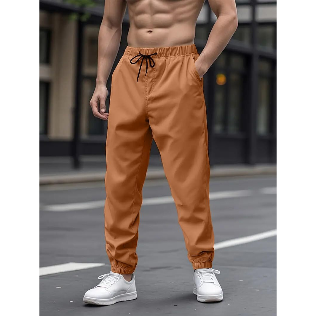 Indoprimo Men Cargo || Men Cargo Pants || Men Cargo Pants Cotton || Cargos For Men || Men Cargo Trouser || Trouser For Men - Dubai (In, Alpha, Xl, Brown)