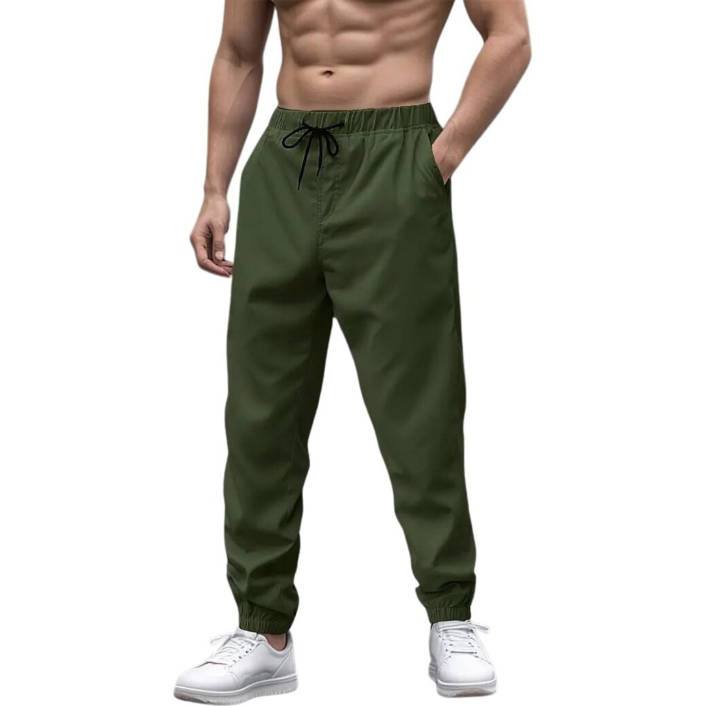 Indoprimo Men Cargo || Men Cargo Pants || Men Cargo Pants Cotton || Cargos For Men || Men Cargo Trouser || Trouser For Men - Dubai (In, Alpha, M, Green)