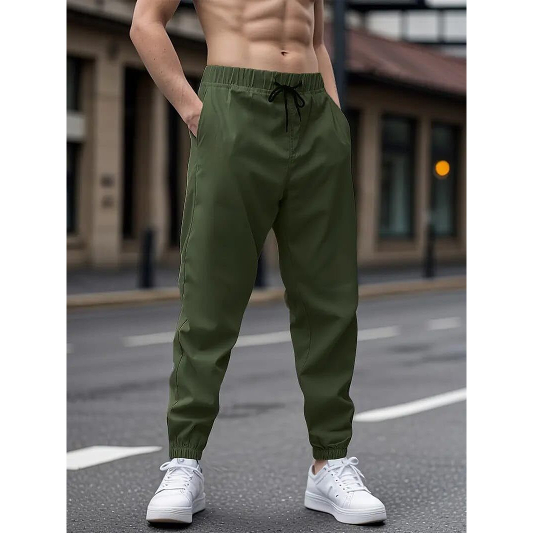 Indoprimo Men Cargo || Men Cargo Pants || Men Cargo Pants Cotton || Cargos For Men || Men Cargo Trouser || Trouser For Men - Dubai (In, Alpha, M, Green)