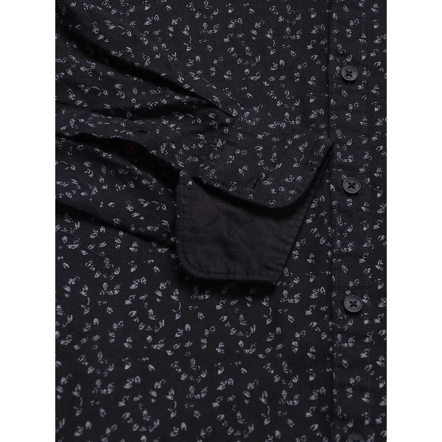 Dennis Lingo Black Men's Casual Shirt