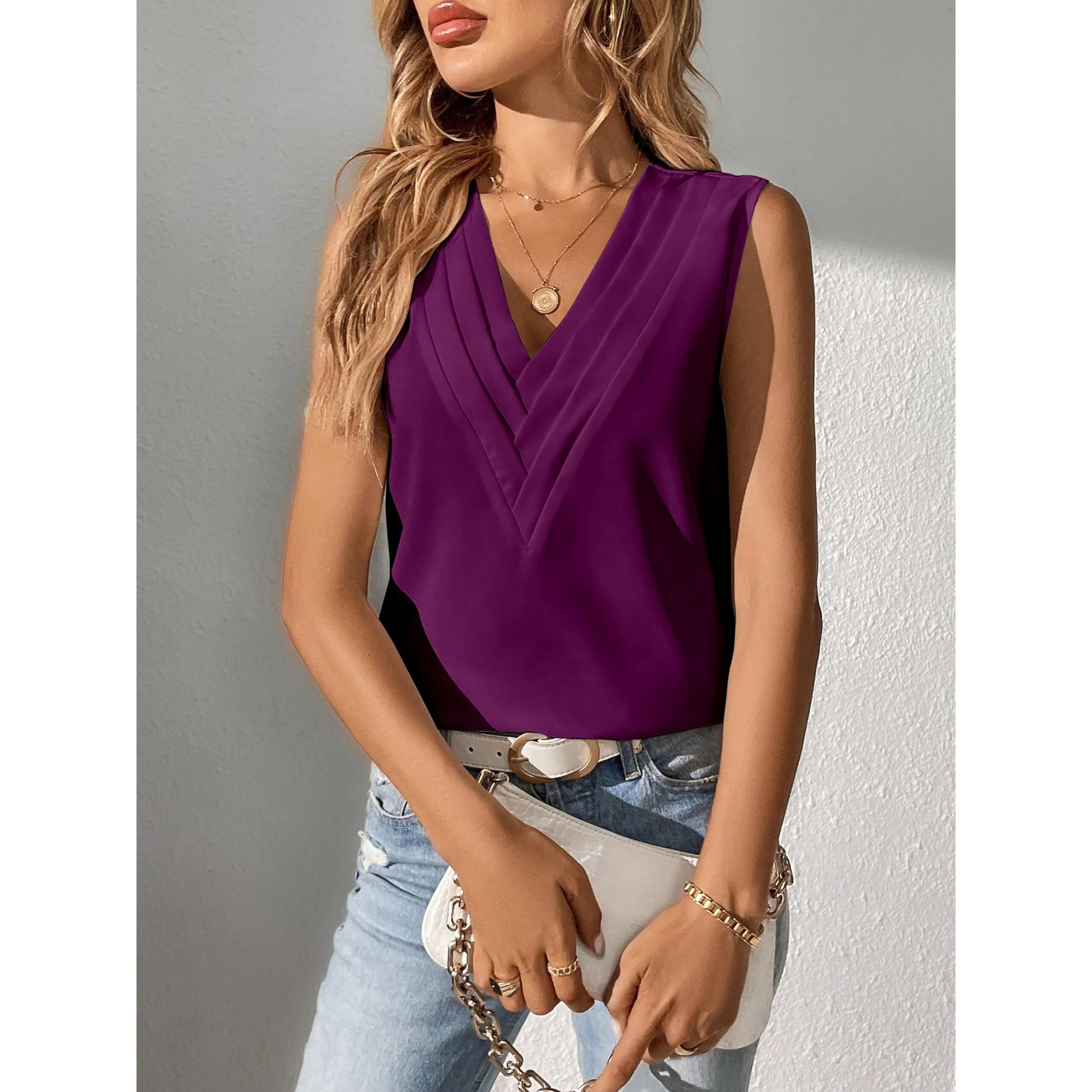 Indoprimo Fancy Top For Women Stylish Top For Women Korean Top Western Tops For Girls (In, Alpha, S, Wine)