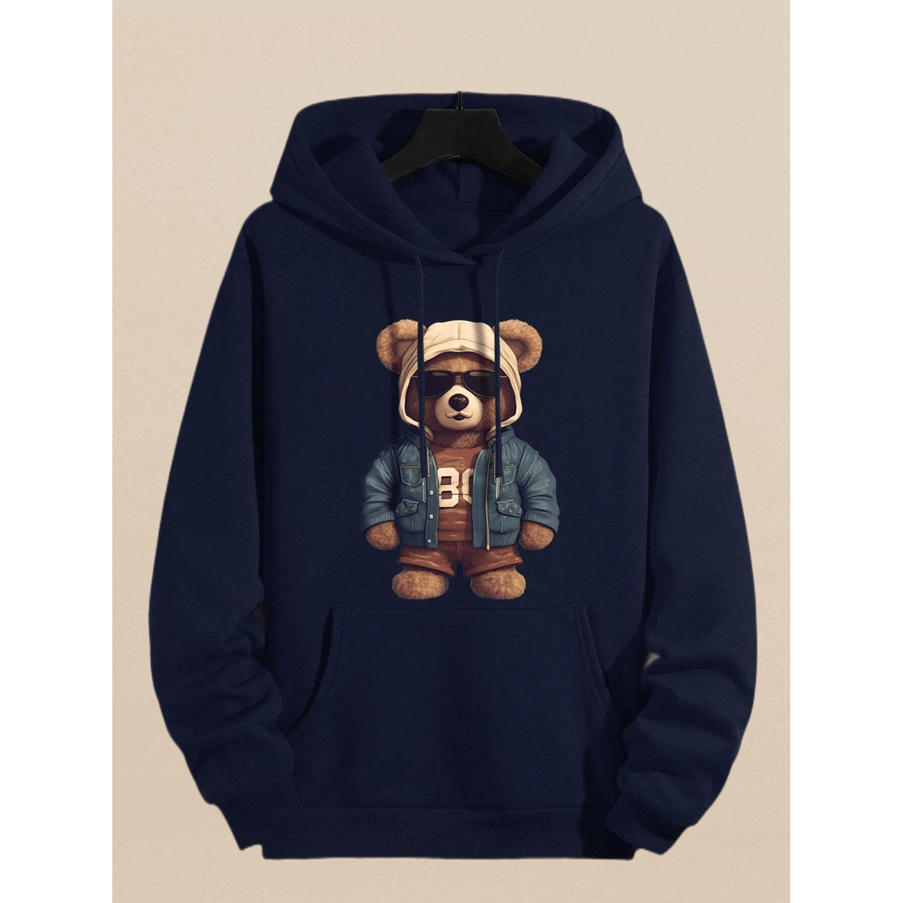 Indoprimo Hoodies || Sweatshirt For Unisex || Unisex Hoodie || Hooded Sweatshirts (In, Alpha, M, Regular, Navy)