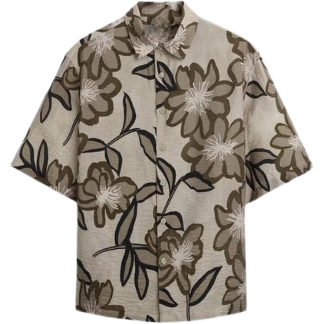 Dhruvi Trendz Men's Printed Shirt Regular Fit (Dt-Ms-6209_Brown 2Xl)