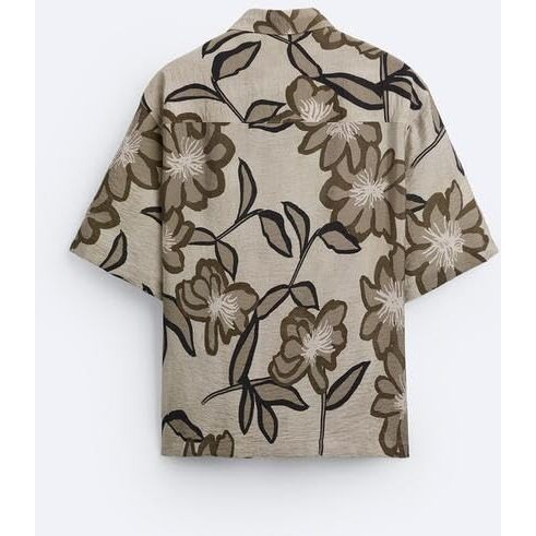 Dhruvi Trendz Men's Printed Shirt Regular Fit (Dt-Ms-6209_Brown 2Xl)