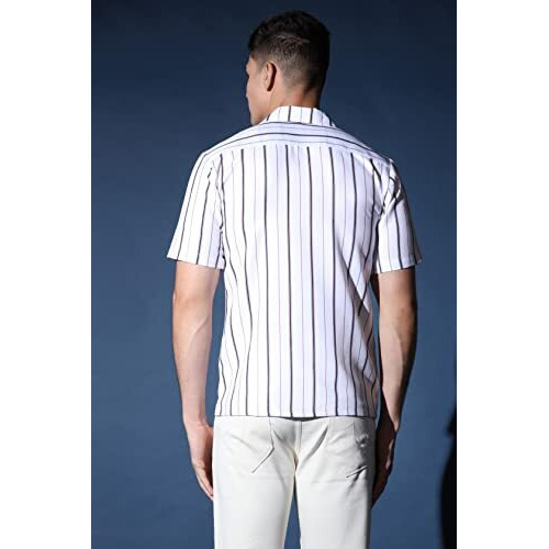 Dhruvi Trendz Men's Regular Fit Shirt (Dt-Ms-6032_White Xxl)