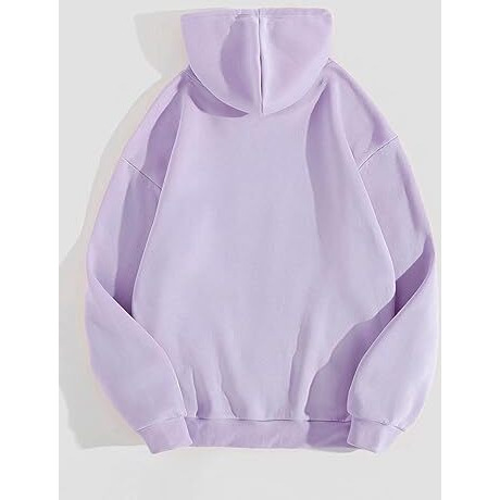 Dhruvi Trendz Men's Hoodies || Cotton Hoodies For Boys || Full Sleeve Hooded Neck With 2 Big Pockets || Regular Fit Sweatshirt|| Winter Wear For Mens|| Outing || Trekking ||Casual Wear (Violet, Large)