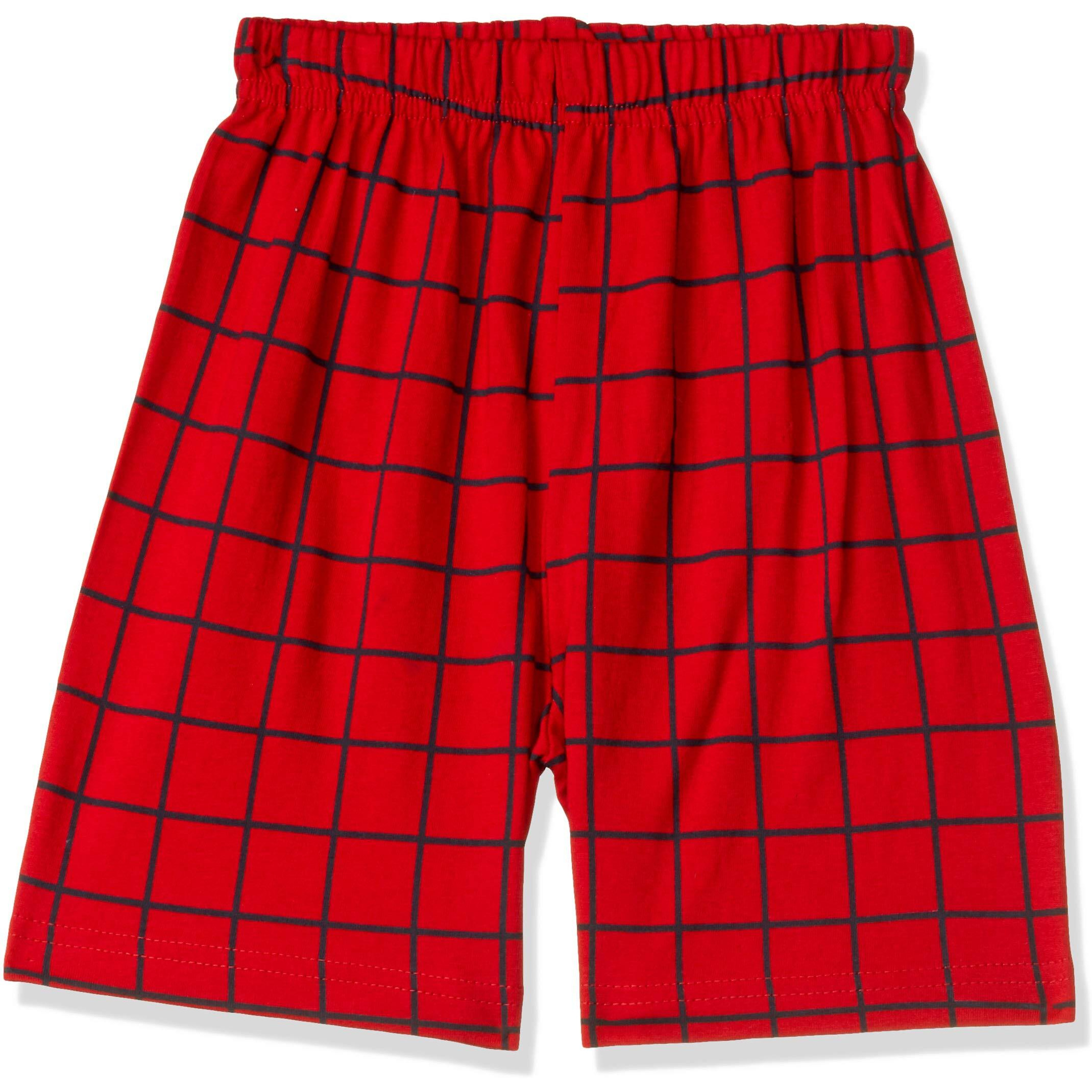 T2F Boy's Bermuda Shorts(Pack Of 5) Multicolour