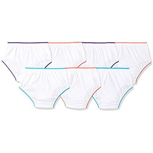 Rupa Jon Printed Panty For Girls, 100% Cotton Fabric, Regular Fit, Pack Of 6 Assorted