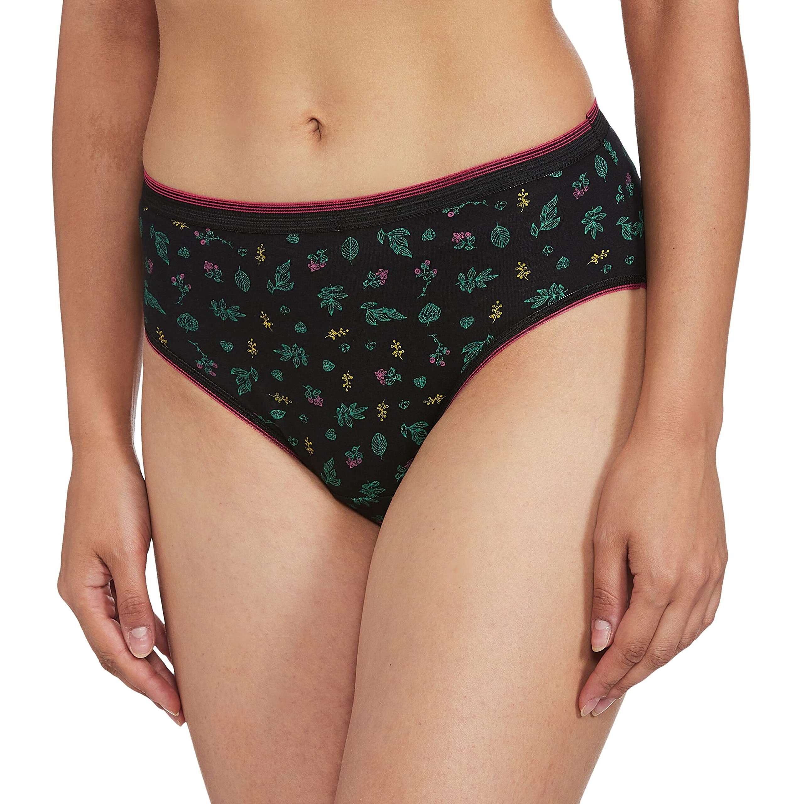 Rupa Women's Cotton Panties Geometric Briefs (Pack Of 7) (Printed P7 85_Assorted_M)