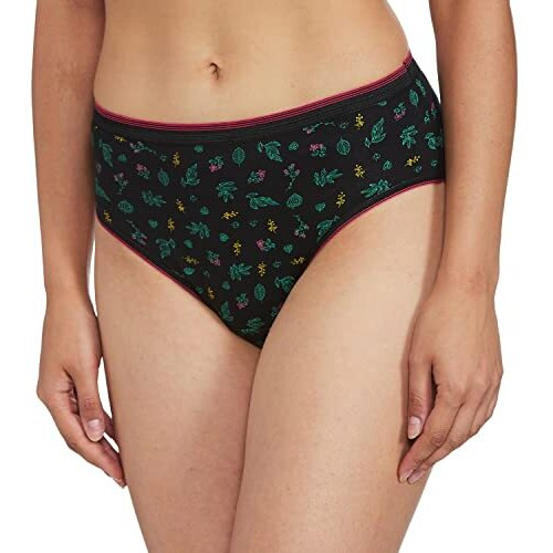 Rupa Women's Cotton Panties Geometric Briefs (Pack Of 7) (Printed P7 85_Assorted_M)