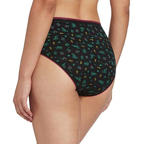Rupa Women's Cotton Panties Geometric Briefs (Pack Of 7) (Printed P7 85_Assorted_M)