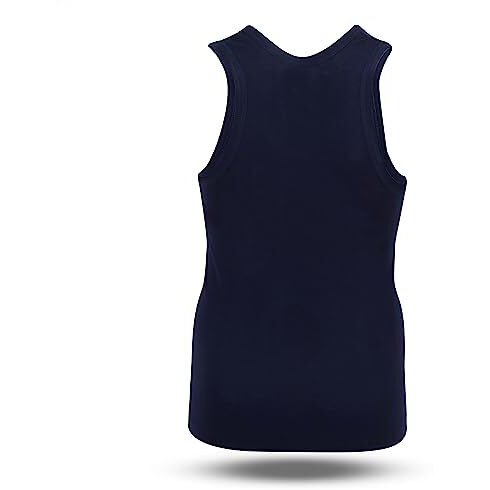 Rupa Jon Sleeveless Vest For Boys, 100% Cotton Material, Round Neck, Pack Of 3