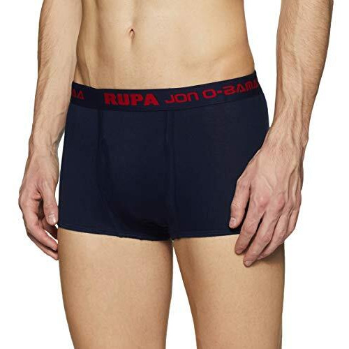 Rupa Jon Men's Cotton Trunks (Pack Of 3)(8903978687988_Jn Obama_100_Navy,Sky,Coffee_Xxl)