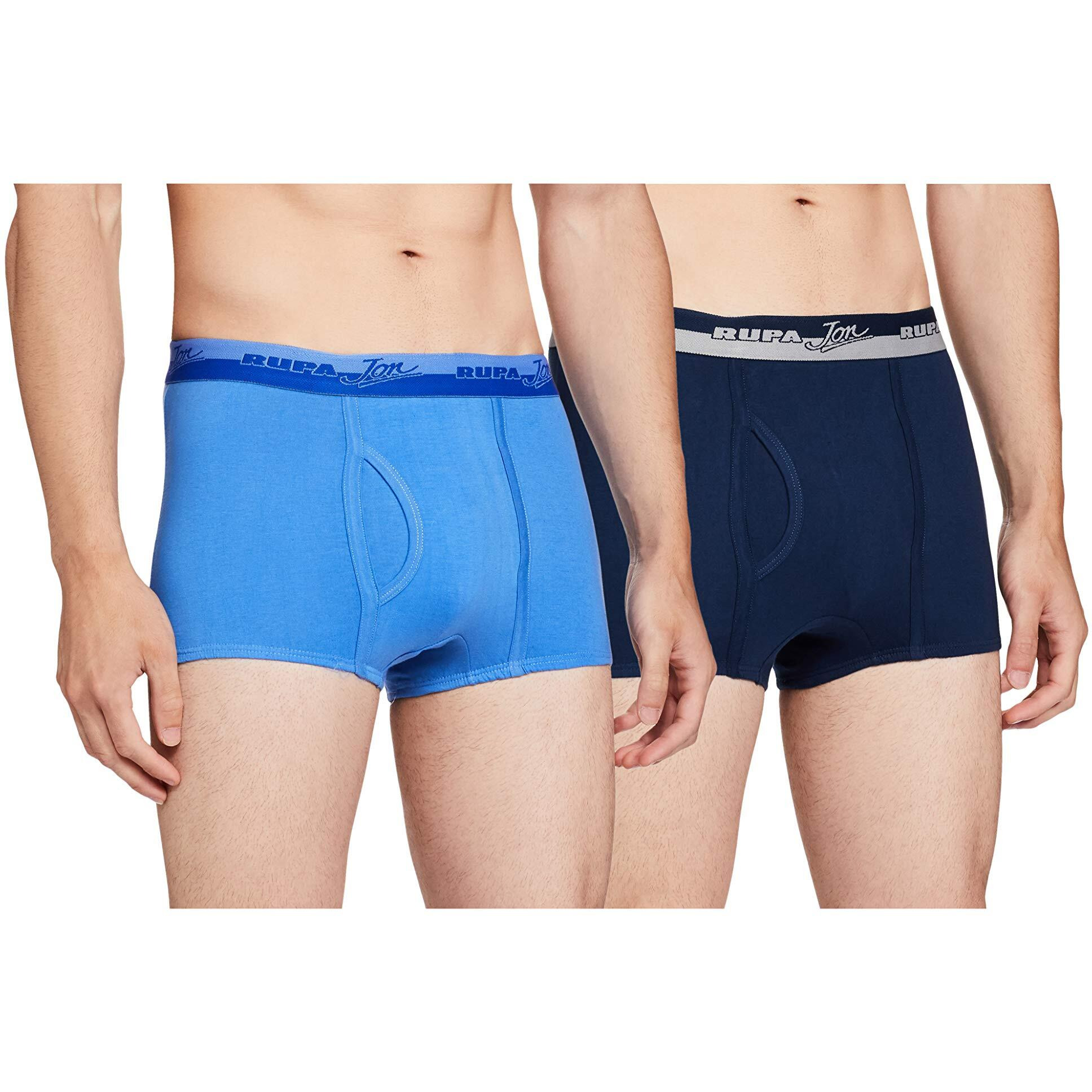 Rupa Men's Cotton Trunks (Pack Of 2) (Jon Obama-Sk/Af_Po2_100_Multicoloured_2Xl)