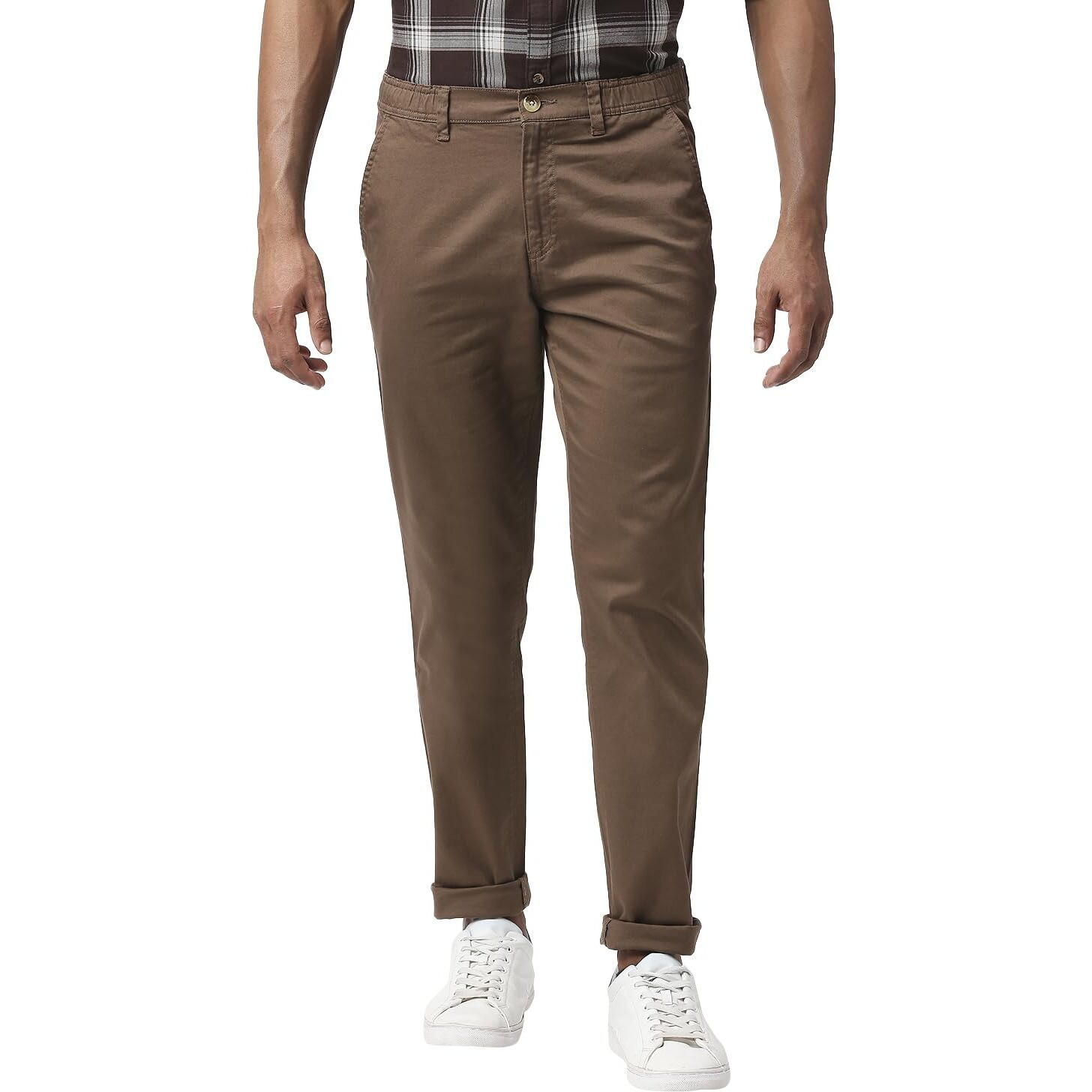 Thomas Scott Men Pants (34, Brown)