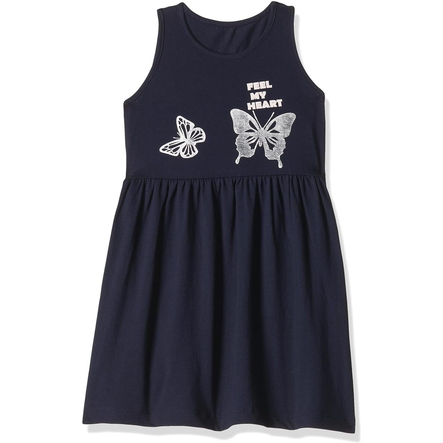 T2F Girls Cotton Knee-Length Casual Dress(Pack Of 3)