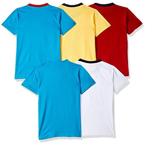 T2F Boy Cotton Printed Regular Fit T-Shirt (Pack Of 5),Multicolour,4-5 Years