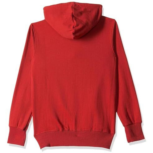 T2F Cotton Hooded Neck Regular Fit Sweatshirt (Boys-Ss_35_Red_11-12 Years)