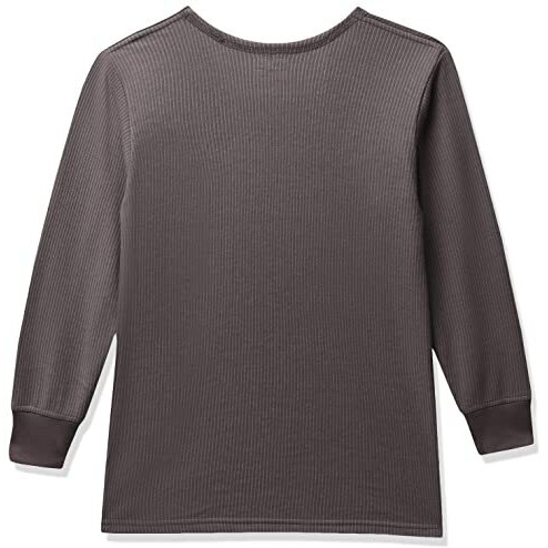 Rupa Jon Winter Thermal Top For Kids Unisex In Cotton Blend |Round Neck Inner Thermal Wear | Full Sleeves And Snug Fit | Premium Thermal Vest | Regular Fit | Pack Of 1 Grey