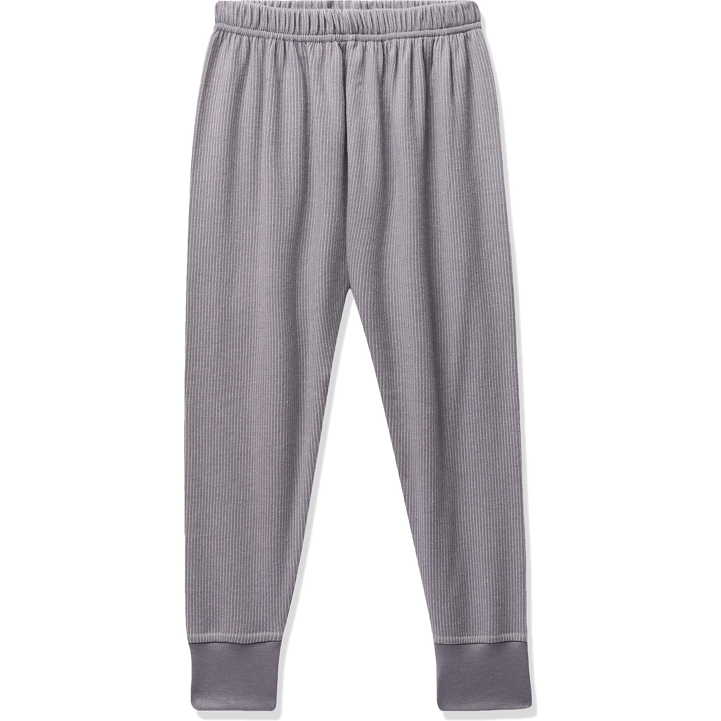 Rupa Jon Winter Thermal Bottom For Kids Unisex | Regular & Snug Fit Winter Inner Thermal Trousers | Premium Innerwear Thermal Pants | Outer Elastic For Tagless Comfort | Pack Of 1 Grey